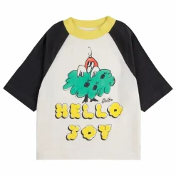 Bobo Choses T-Shirt Hello Joy Coton Bio | Noir