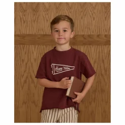 Discount Rylee + Cru T-shirt Home Team | Bordeaux