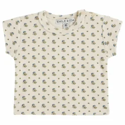 Emile et Ida T-Shirt Iris Eponge | Crème Discount