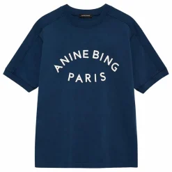 Outlet Anine Bing T-shirt Jaylin Paris | Bleu marine