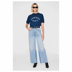 Outlet Anine Bing T-shirt Jaylin Paris | Bleu marine