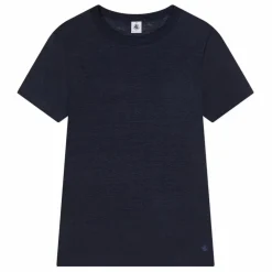 Femme Petit Bateau T-Shirt Jersey Lin |