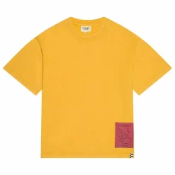 Outlet Finger in the nose T-shirt King Coton Bio | Jaune