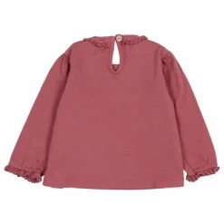 Búho T-shirt Lace Bébé Coton Bio | Mauve Clearance