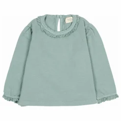 Búho T-shirt Lace Bébé Coton Bio | Vert Cèdre