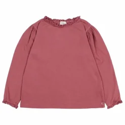 Clearance Búho T-shirt Lace Coton Bio | Mauve