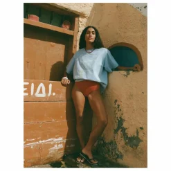 Soleil Soleil T-Shirt Le Marché | Bleu New