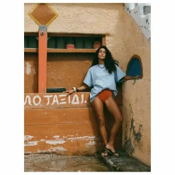 Soleil Soleil T-Shirt Le Marché | Bleu New