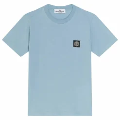 Outlet Stone Island T-shirt Logo | Bleu Clair