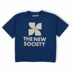 the new society T-shirt Logo Mykonos | Bleu Hot