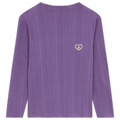 Hundred Pieces T-shirt Manches Longue coton bio | Violet