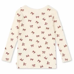 Enfant Konges Sløjd T-shirt Minnie Nœuds Pointelle Coton Bio |