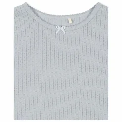Online Konges Sløjd T-shirt Minnie Pointelle Coton Bio | Bleu pâle