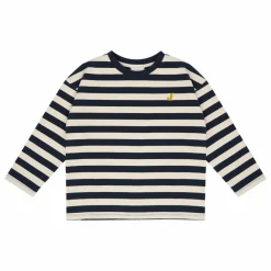 Enfant Jenest T-Shirts, Chemises|Blouses, T-Shirts|T-shirt Moos Rayé Coton Bio |