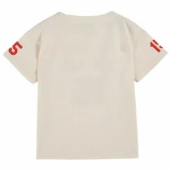 Clearance Emile et Ida T-Shirt Numéro Coton Bio | Ecru