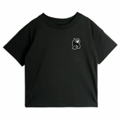 Outlet Mini Rodini T-shirt Panther Coton Bio | Noir
