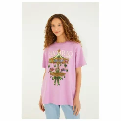 Farm Rio T-shirt Paris Carousel | Lilas tLilas Online