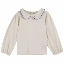 Best Emile et Ida T-shirt Picote Coton Bio | Crème