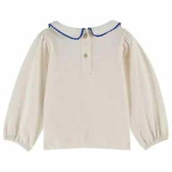 Best Emile et Ida T-shirt Picote Coton Bio | Crème