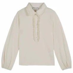Discount Emile et Ida T-shirt Polo Carlotta Coton Bio | Crème