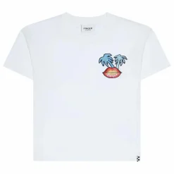 Finger in the nose T-shirt Queen Coton Bio | Blanc cassé Clearance