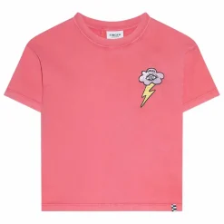 Hot Finger in the nose T-shirt Queen Coton Bio | Rouge cerise