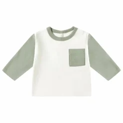 Enfant Quincy Mae T-Shirts, Chemises|T-Shirts, Chemises|T-shirt Raglan Poche Coton Bio |
