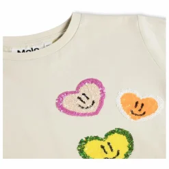 Enfant Molo T-shirt Ranva Cœurs Coton Bio |