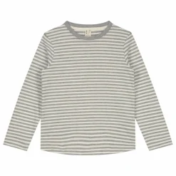 Gray Label T-shirt Rayures Coton Bio | Gris Clearance