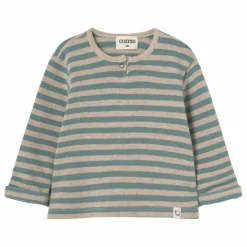 Best Cozmo T-shirt Remo Rayures | Vert d'eau