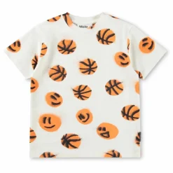Molo T-shirt Riley Basketball Coton Bio | Blanc