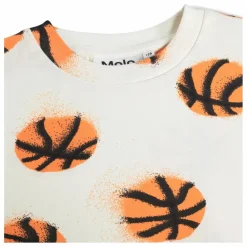 Molo T-shirt Riley Basketball Coton Bio | Blanc