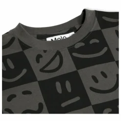 Enfant Molo T-Shirts, Chemises|Blouses, T-Shirts|T-shirt Riley Emotion Damier Coton Bio |