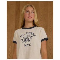 Rylee + Cru T-shirt Ringer Tigers | Ivoire Outlet