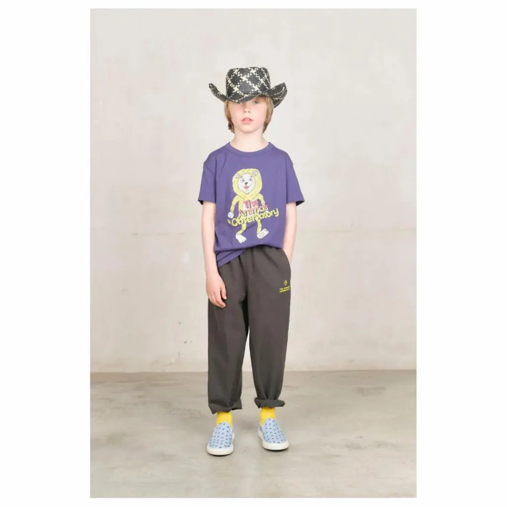 New The Animals Observatory T-shirt Rooster Lion | Bleu marine