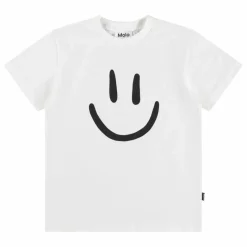 Discount Molo T-shirt Roxo Coton Bio | Blanc