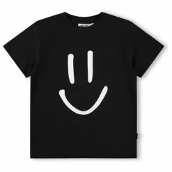 Hot Molo T-shirt Roxo Smile Coton Bio | Noir