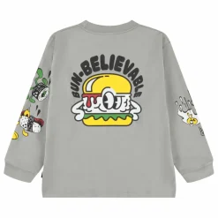 Clearance Molo T-shirt Rube Funny Food Coton Bio | Gris