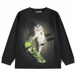 Enfant Molo T-shirt Rube Skate Cat Coton Bio |