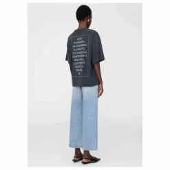 Clearance Anine Bing T-shirt Rudy Empowerment | Noir
