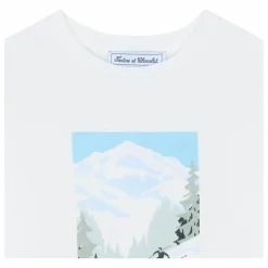 Discount Tartine et Chocolat T-shirt Ski | Blanc