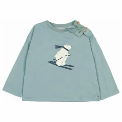 Búho T-shirt Ski Coton Bio | Vert Cèdre Sale