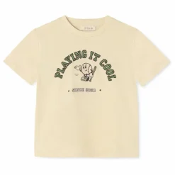 Fliink T-shirt Sommer Cool Coton Bio | Ecru Hot