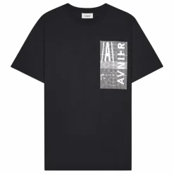 Homme Avnier T-Shirts, Chemises|T-Shirt Source Black Mire Coton Bio |