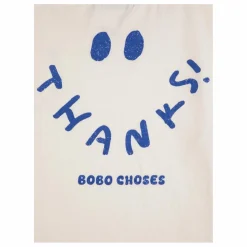 Bobo Choses T-shirt Sourire Coton Bio | Ecru Hot