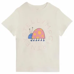 Clearance Stella McCartney Kids T-shirt Stella Coccinelle | Ivoire