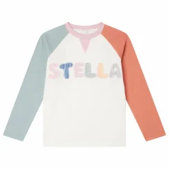 Stella McCartney Kids T-shirt Stella Colorblock | Ivoire