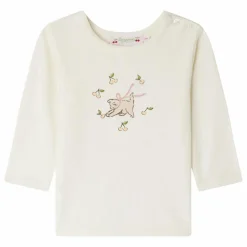 Outlet Bonpoint T-shirt Tahsina Coton Bio | Ecru