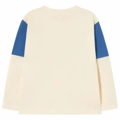 Outlet Tinycottons T-shirt Tiny Colorblock Coton Bio | Crème