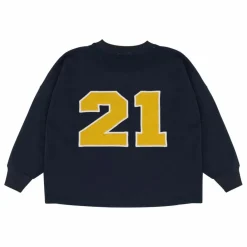 Jenest T-shirt Tom Coton Bio | Bleu marine Discount